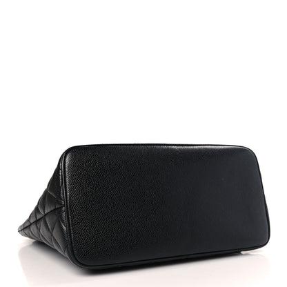 Chanel Caviar Quilted Medallion Tote Black 4 of 10