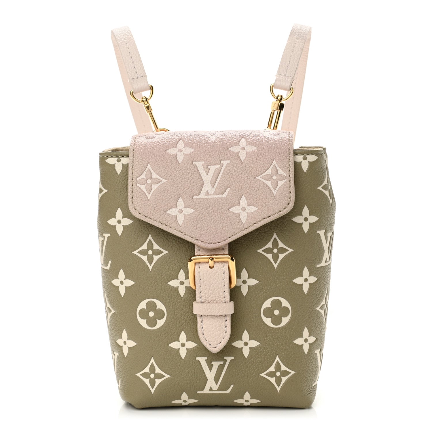 Louis Vuitton Empreinte Monogram Spring In The City Tiny Backpack Kaki Beige Cream 1 of 9