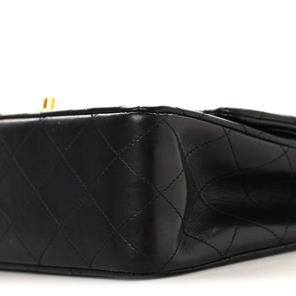 Chanel Lambskin Quilted Medium Double Flap Black 10 of 11