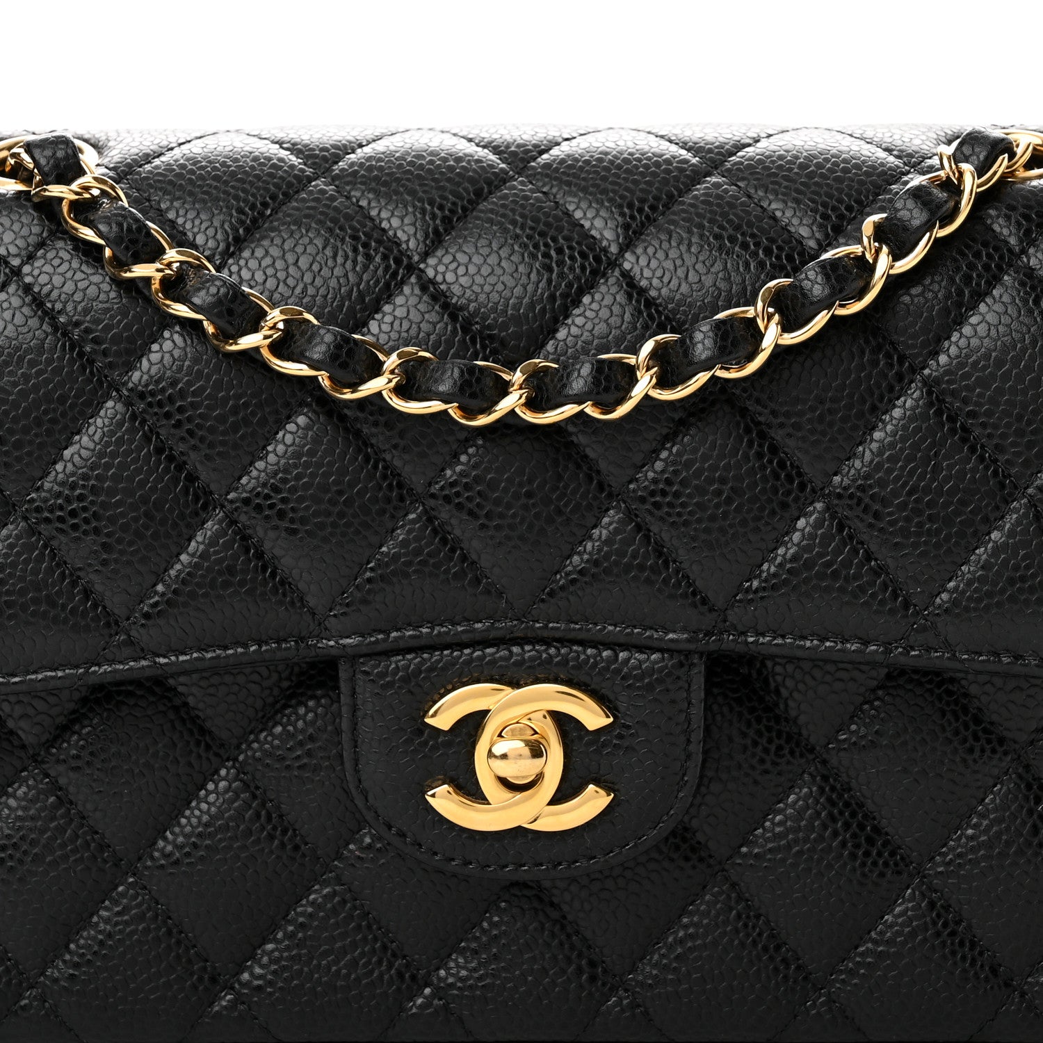 Chanel Caviar Quilted Small Double Flap Black 8 of 12