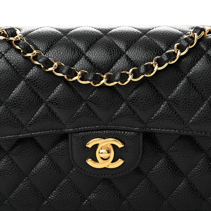 Chanel Caviar Quilted Small Double Flap Black 8 of 12