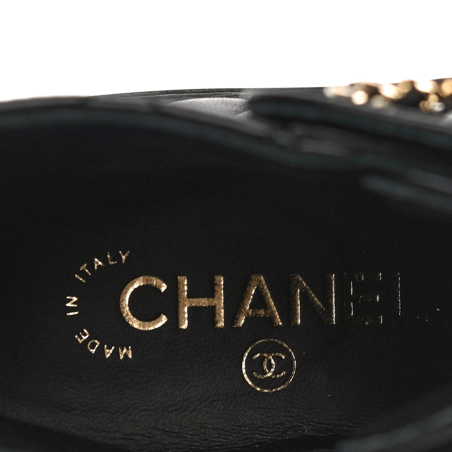 Chanel Shiny Lambskin Quilted Lace Up Combat Boots 36 Black 12 of 14