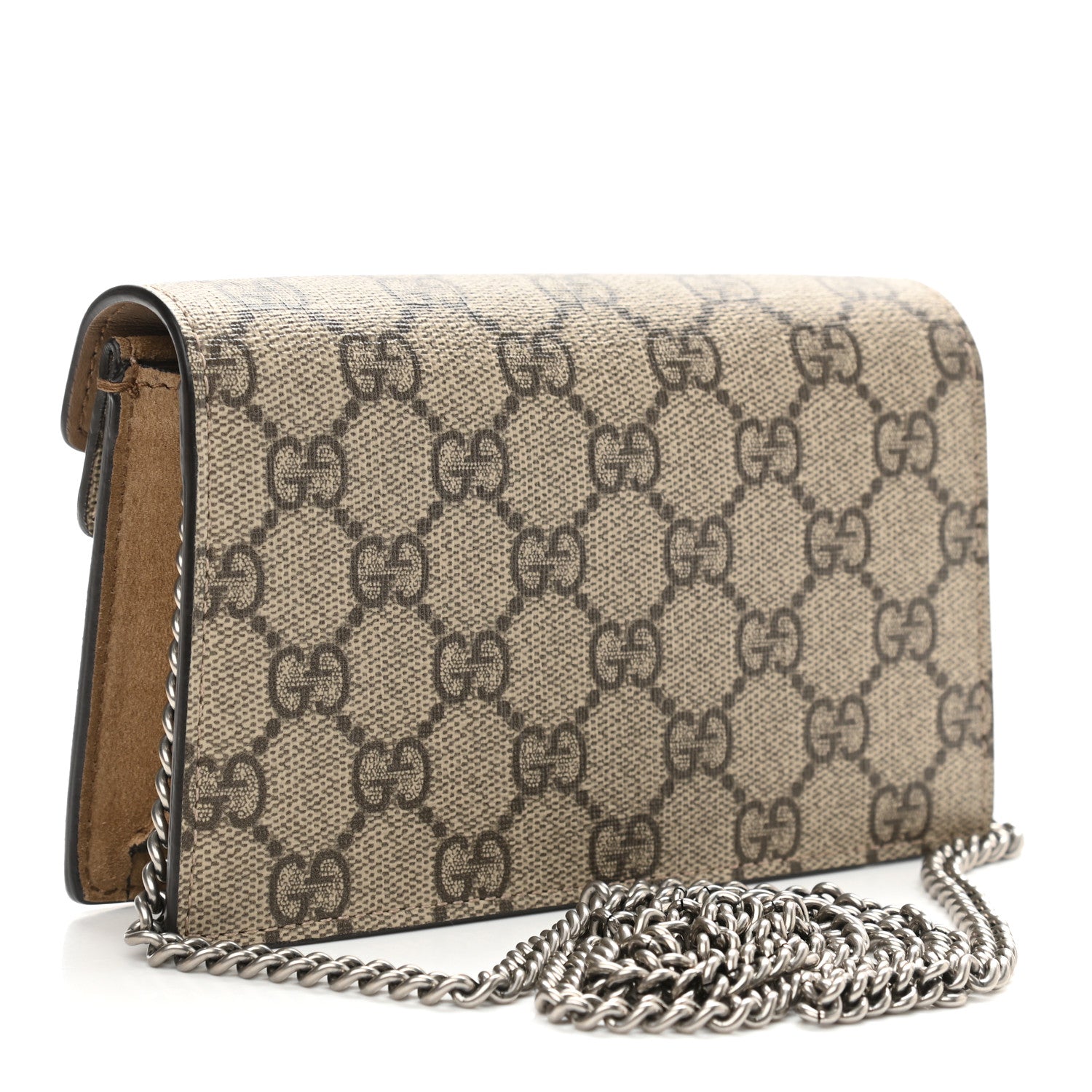 Gucci GG Supreme Monogram Super Mini Dionysus Shoulder Bag Taupe 3 of 11