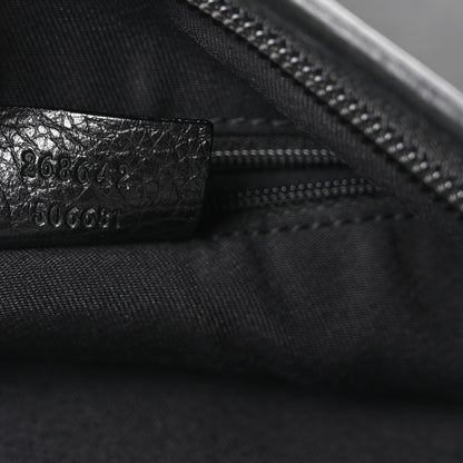Gucci Nylon Monogram Abbey Messenger Bag Black 7 of 10