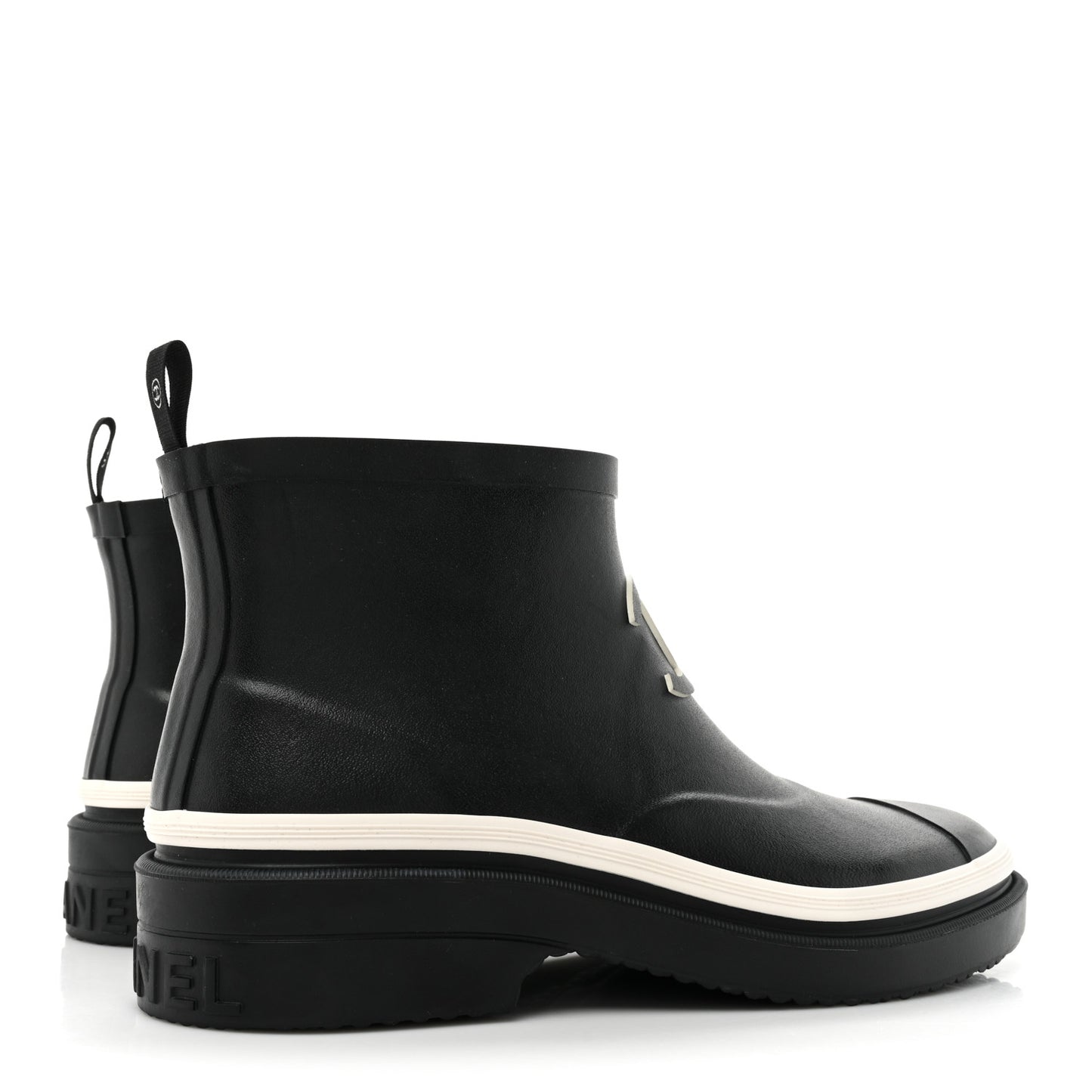 Rubber CC Short Rain Boots 38 Black