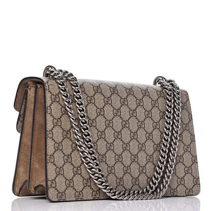 Gucci GG Supreme Monogram Small Dionysus Shoulder Bag Taupe 3 of 10