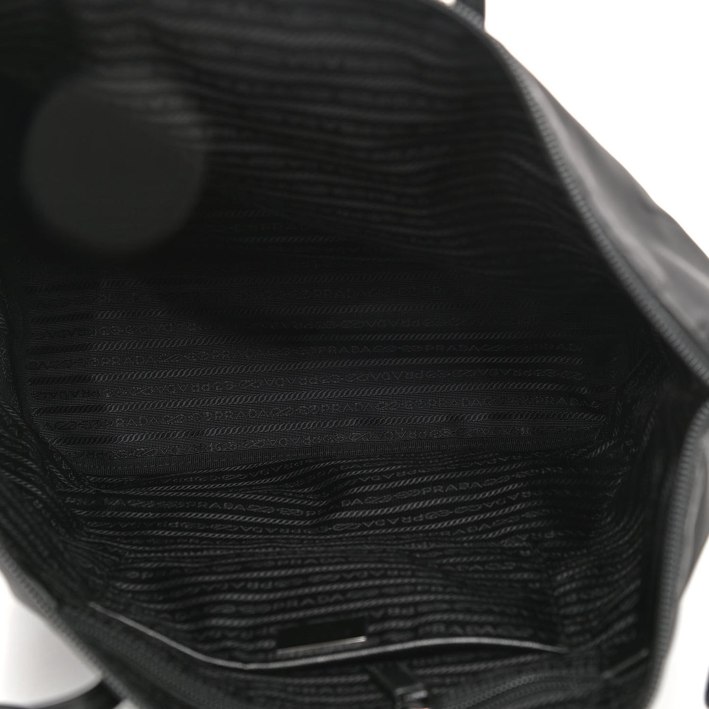 Tessuto Nylon Saffiano Tote Black
