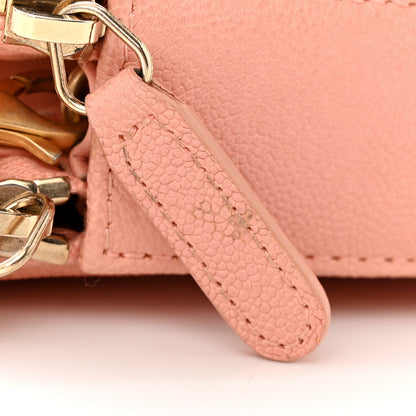 Chanel Caviar Quilted Small Boy Clutch With Chain Light Pink 13 of 14
