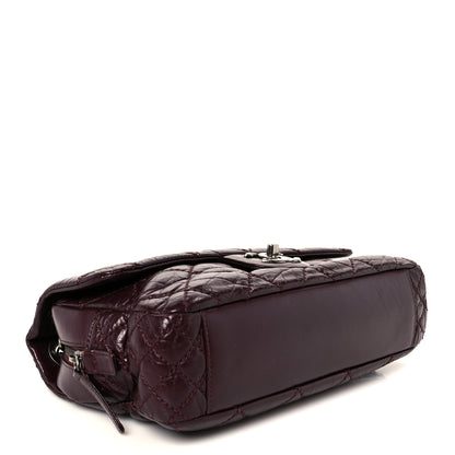 Chanel Aged Calfskin Medium New Portobello Flap Burgundy 4 of 11