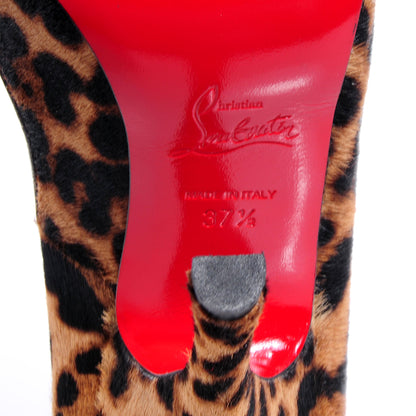 Christian Louboutin Calf Hair Leopard Print Maryl 120 Pumps 37.5 5 of 6