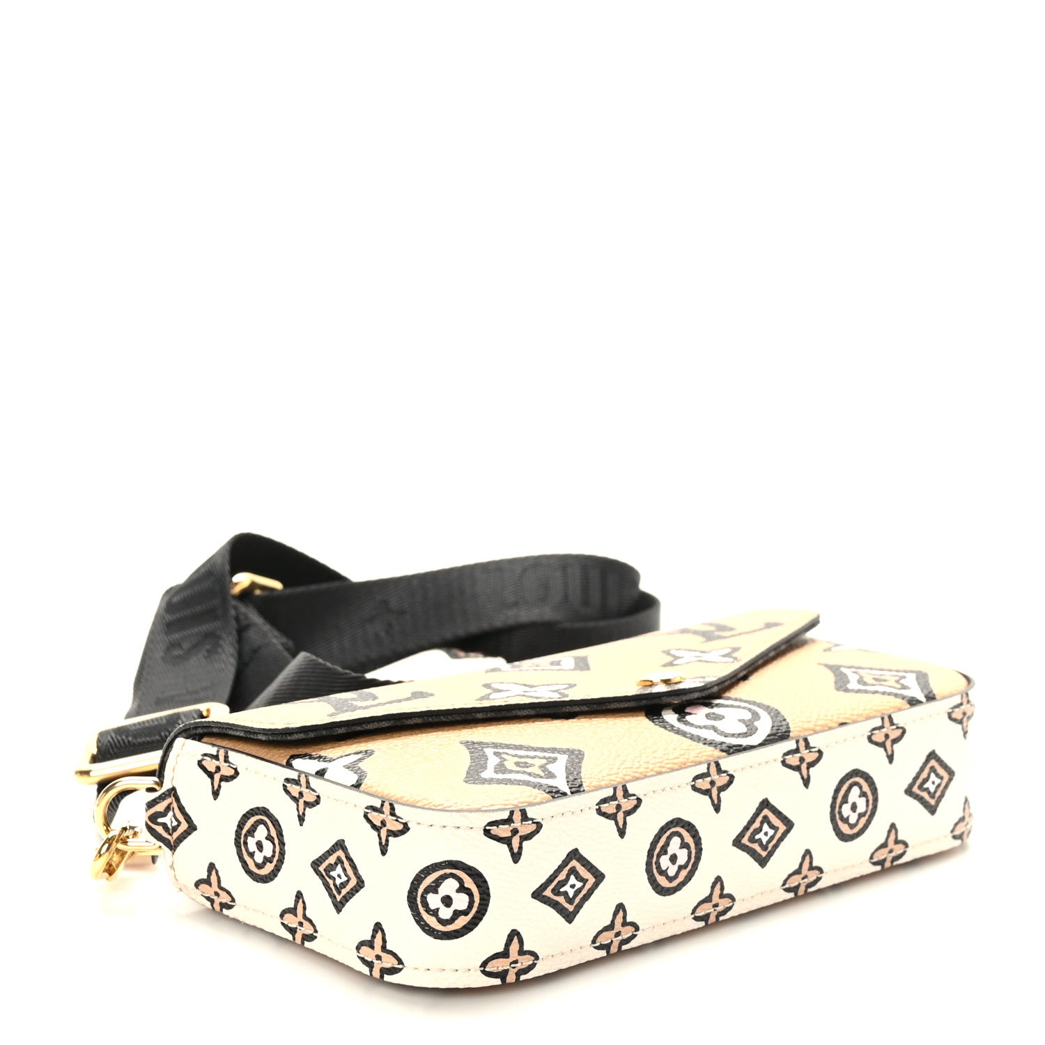 Louis Vuitton Monogram Wild At Heart Felicie Strap & Go Arizona Creme 4 of 8