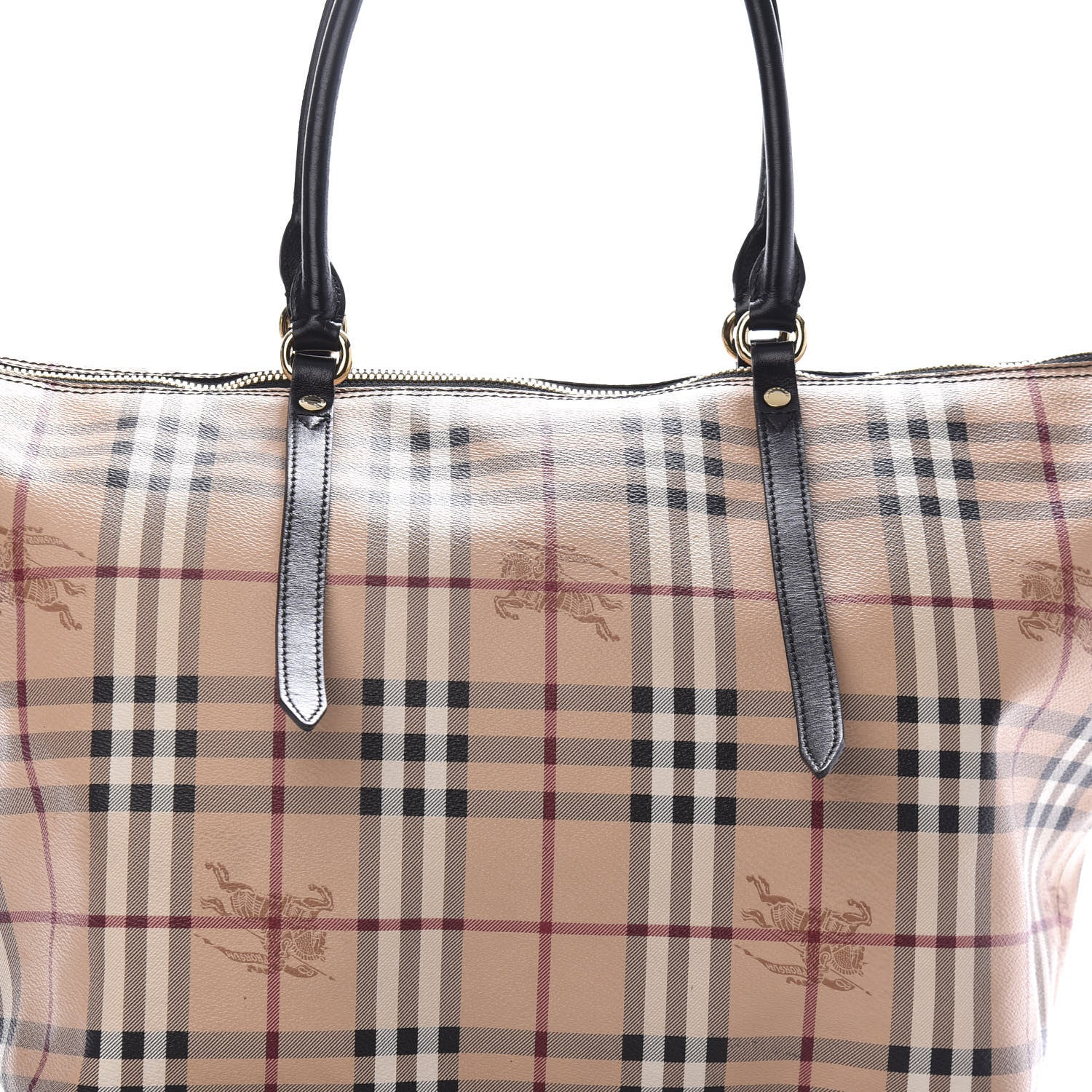 Burberry Haymarket Check Medium Salisbury Tote Chocolate 12 of 12