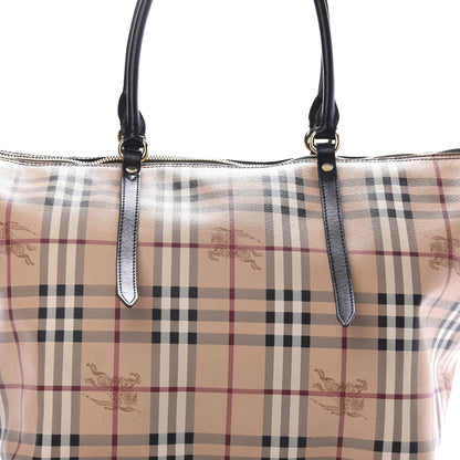 Burberry Haymarket Check Medium Salisbury Tote Chocolate 12 of 12
