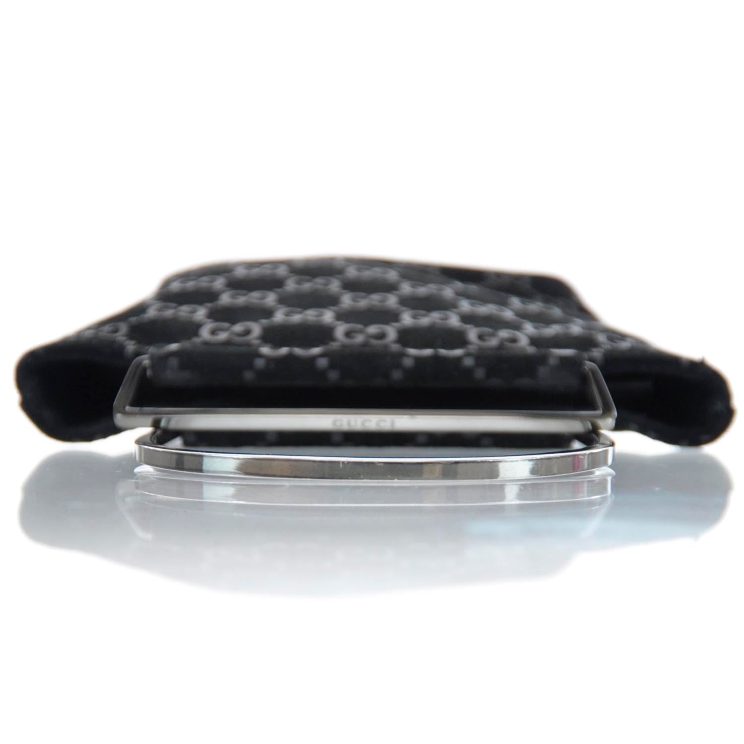 Gucci Guccissima Suede Evening Bag Black 3 of 10