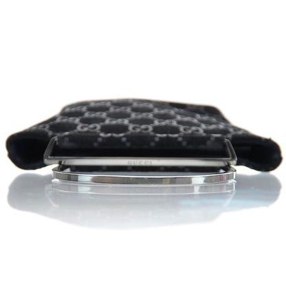 Gucci Guccissima Suede Evening Bag Black 3 of 10