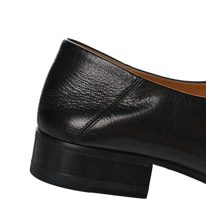Gucci Goatskin Womens Horsebit Mid-Heel Loafers 39 Black 11 of 14