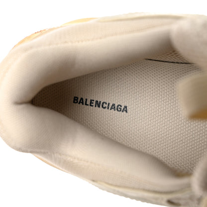 Balenciaga Fabric Mesh Clear Sole Mens Triple S Sneakers 40 Beige 7 of 8