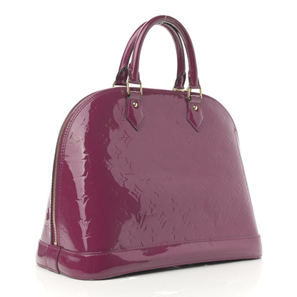 Louis Vuitton Vernis Alma MM Amethyste 3 of 12