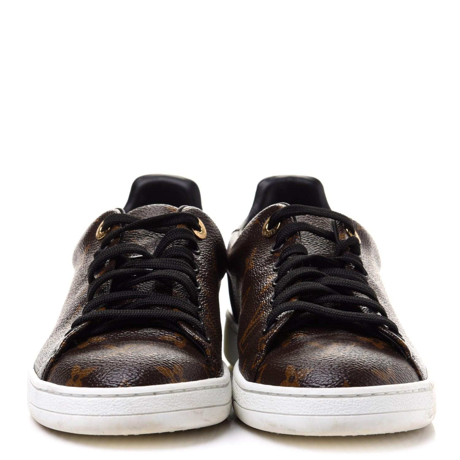 Louis Vuitton Patent Monogram Frontrow Sneakers 37 2 of 12