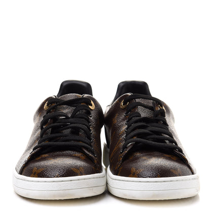 Louis Vuitton Patent Monogram Frontrow Sneakers 37 2 of 12