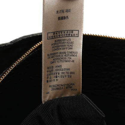 Burberry Signature Grain Medium Dewsbury Tote Black 9 of 16
