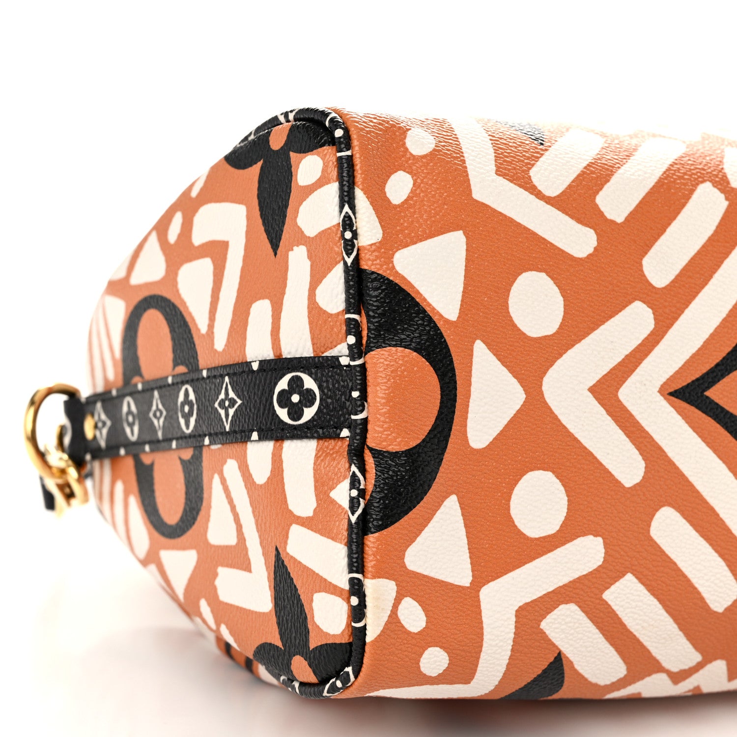 Louis Vuitton Monogram Giant Crafty Speedy Bandouliere 25 Creme Caramel 8 of 9