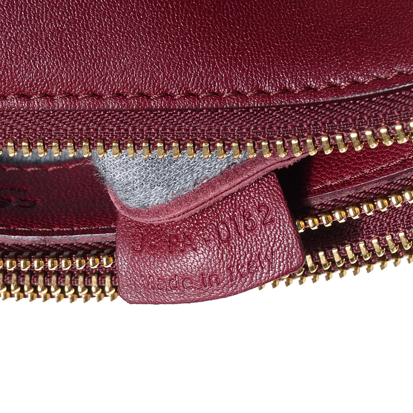 Lambskin Small Trio Crossbody Bag Burgundy