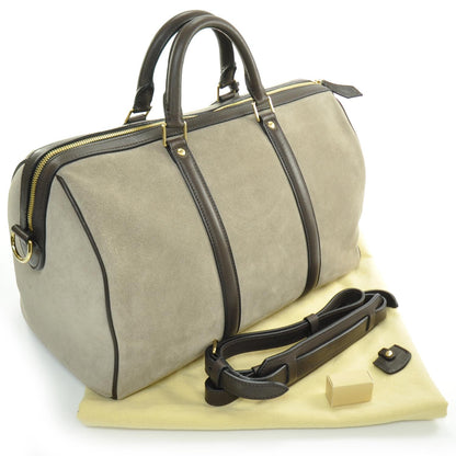 Louis Vuitton Suede Calfskin SC Bag Beige 3 of 8