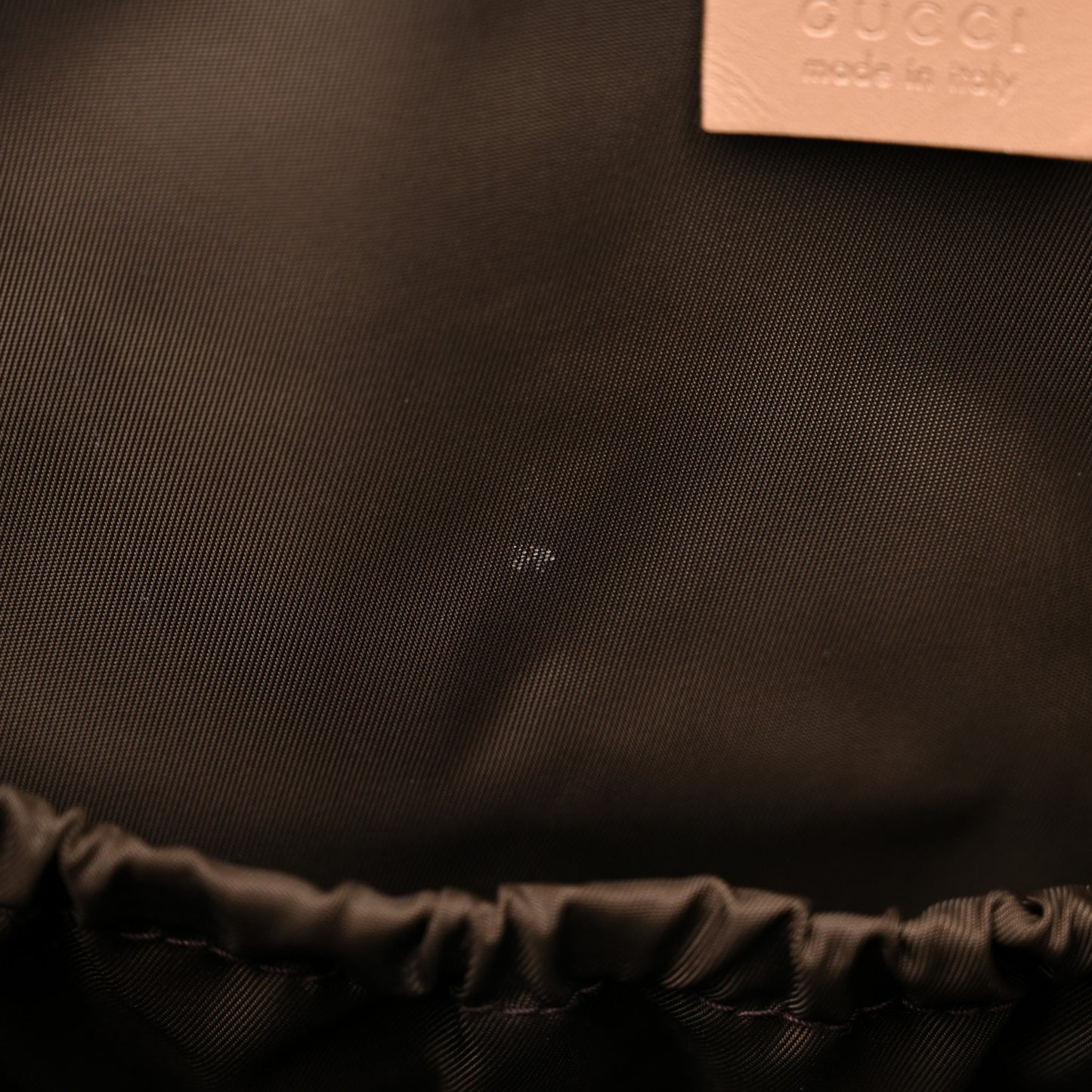 GG Supreme Monogram Messenger Diaper Bag Beige