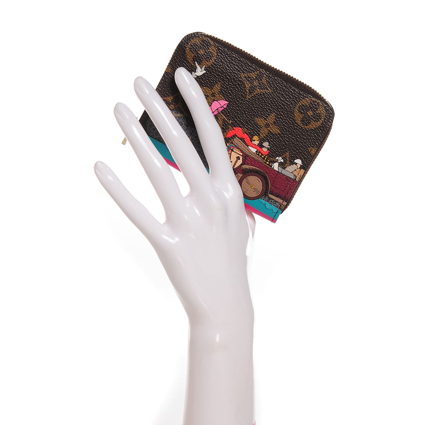 Monogram 2015 Christmas Animation Zippy Coin Purse Hibiscus