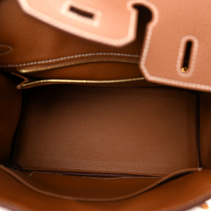 Hermes Togo Birkin 25 Gold 6 of 14
