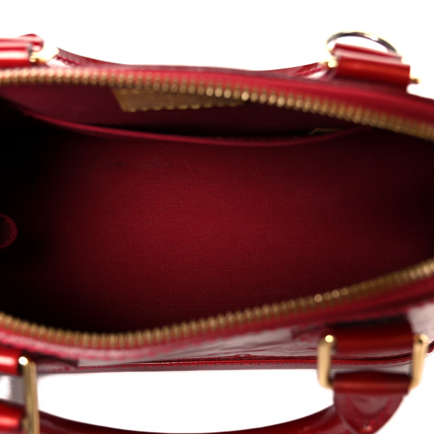 Louis Vuitton Vernis Alma BB Pomme D'Amour 5 of 11