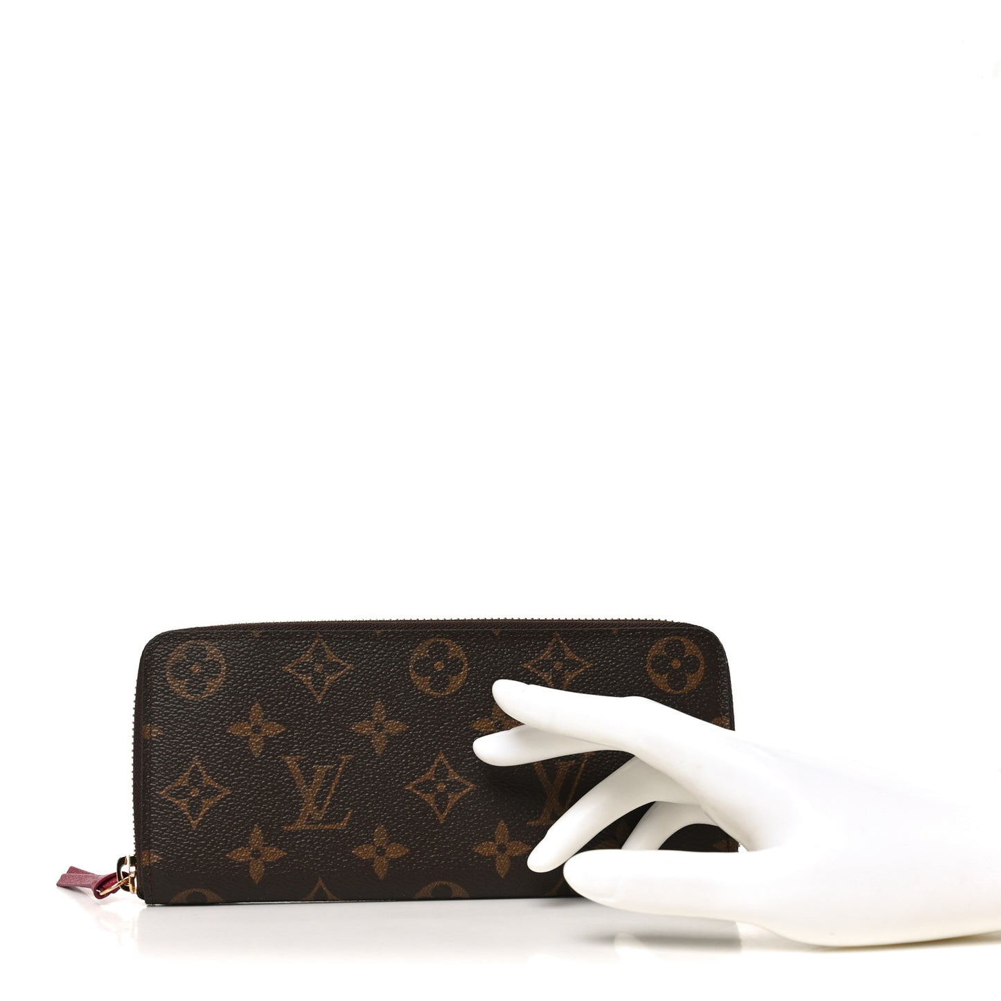 Monogram Clemence Wallet Fuchsia
