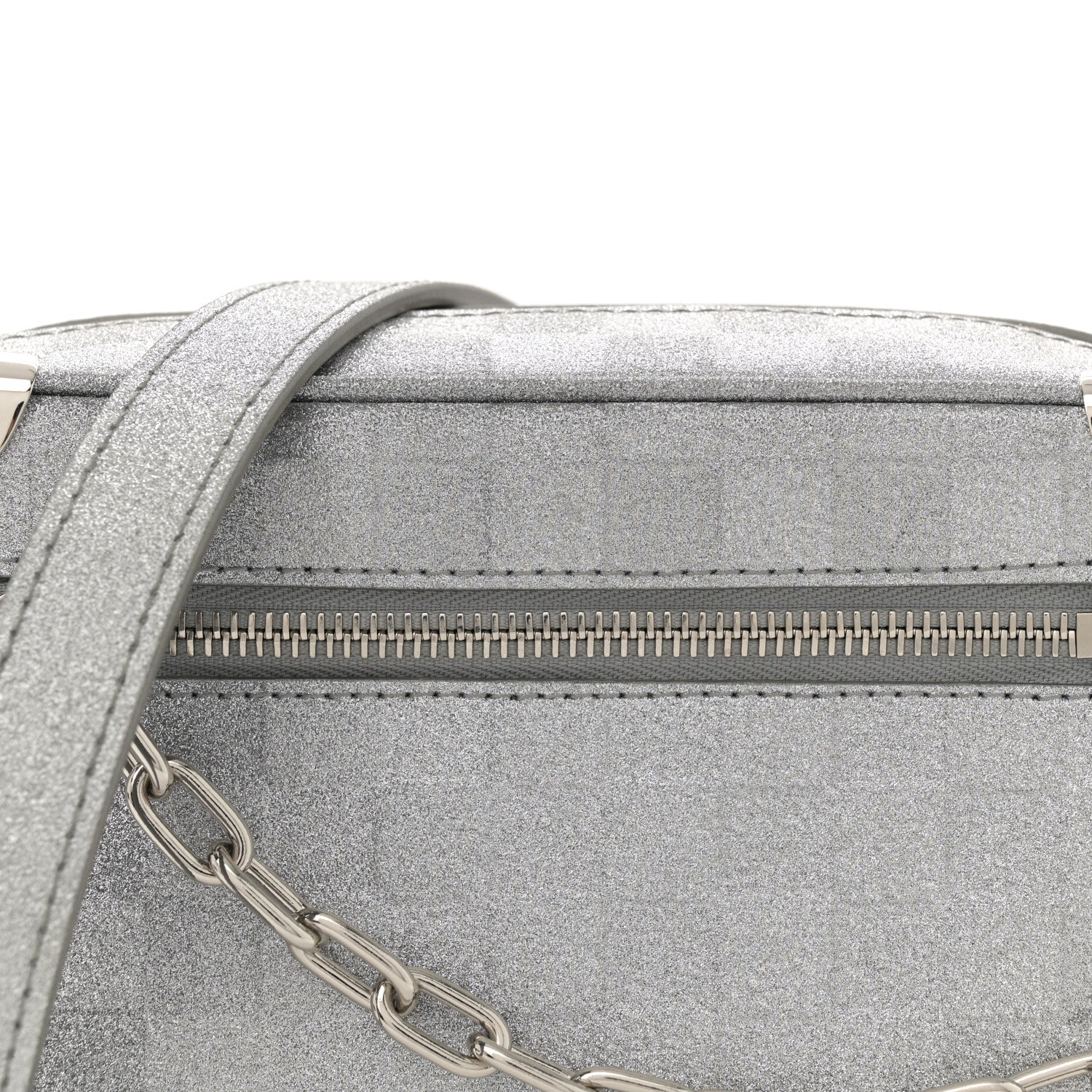 Louis Vuitton Damier Glitter Mini Soft Trunk Silver 7 of 9
