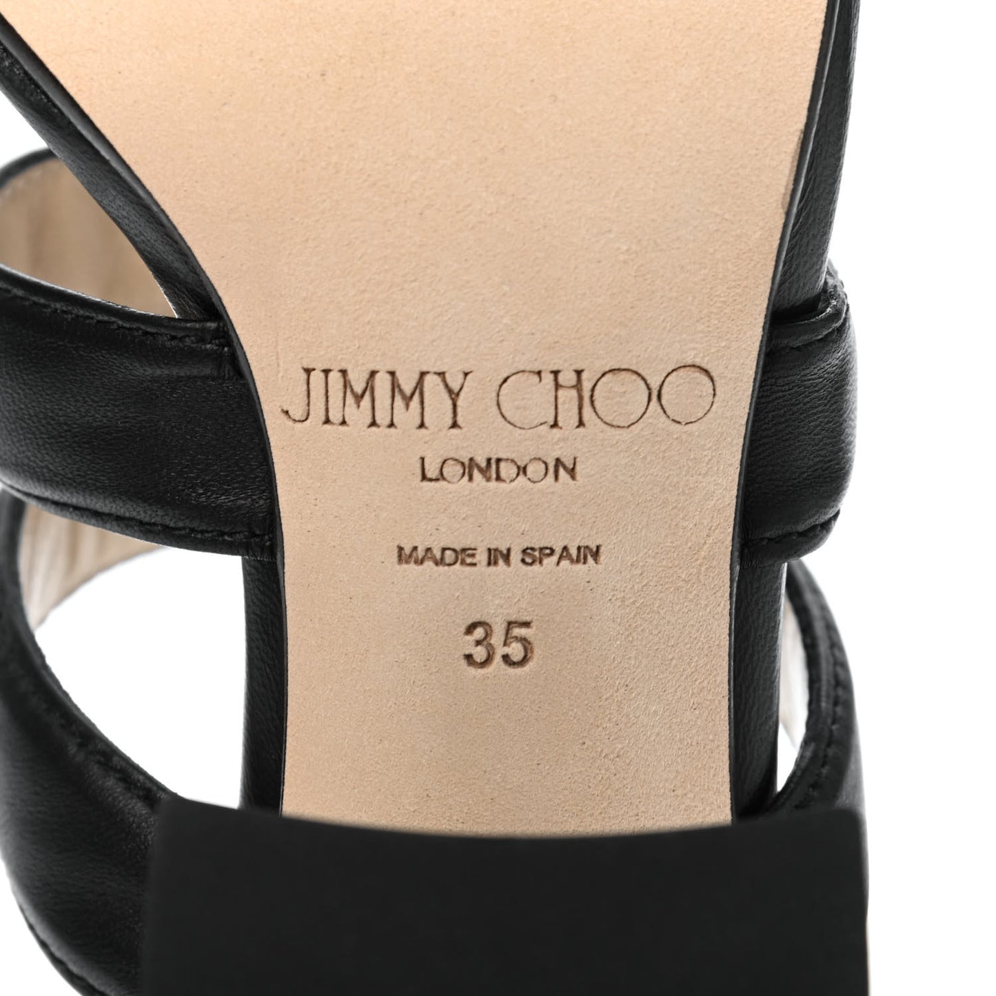 Nappa Auna 65 Mule Sandals 35 Black