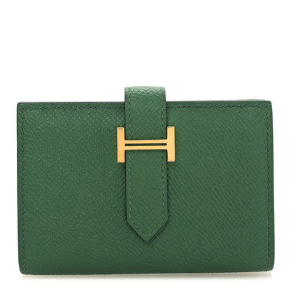 Hermes Epsom Mini Bearn Wallet Cactus 1 of 9
