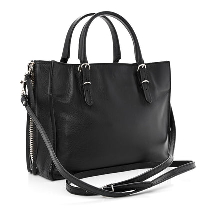 Balenciaga Calfskin Papier Mini A4 Zip Around Tote Black 4 of 12