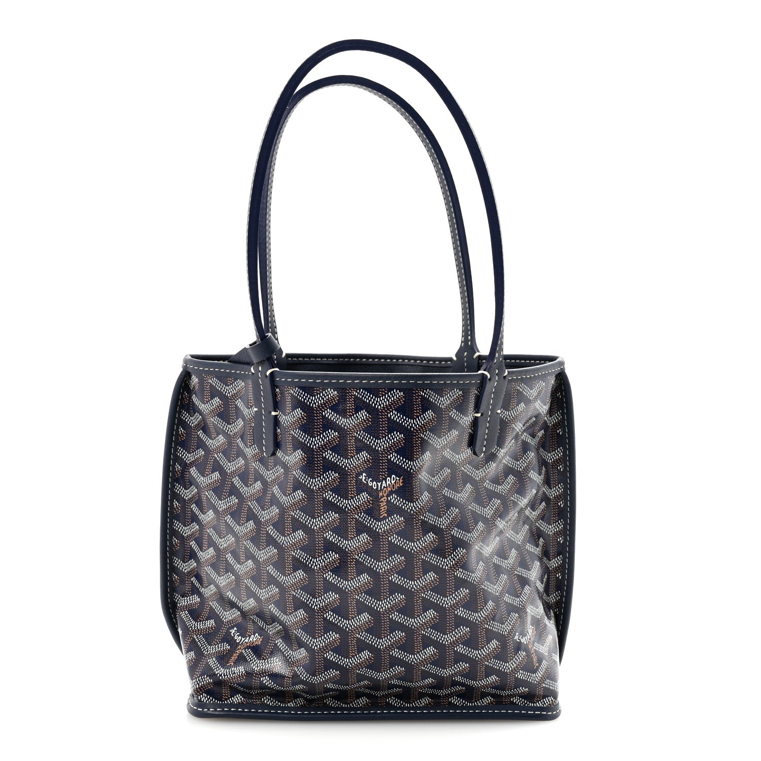 Goyard Goyardine Reversible Mini Anjou Blue Marine 1 of 17