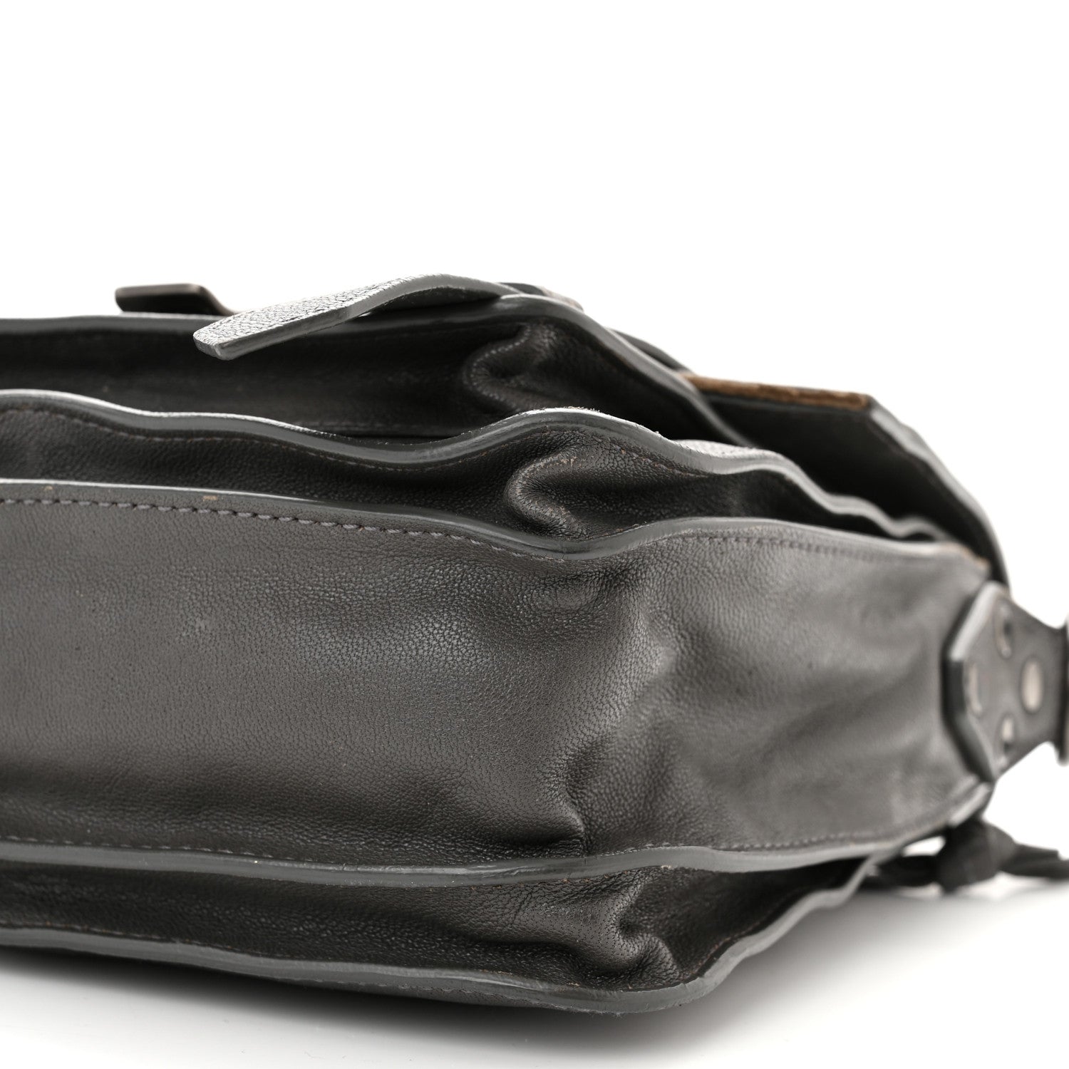 Proenza Schouler Lambskin PS1 Mini Pouch Messenger Smoke 10 of 13