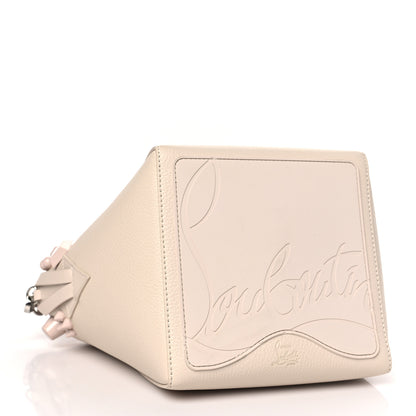 Christian Louboutin Calfskin Spiked Mini Cabachic Mini Bucket Bag Leche 4 of 8