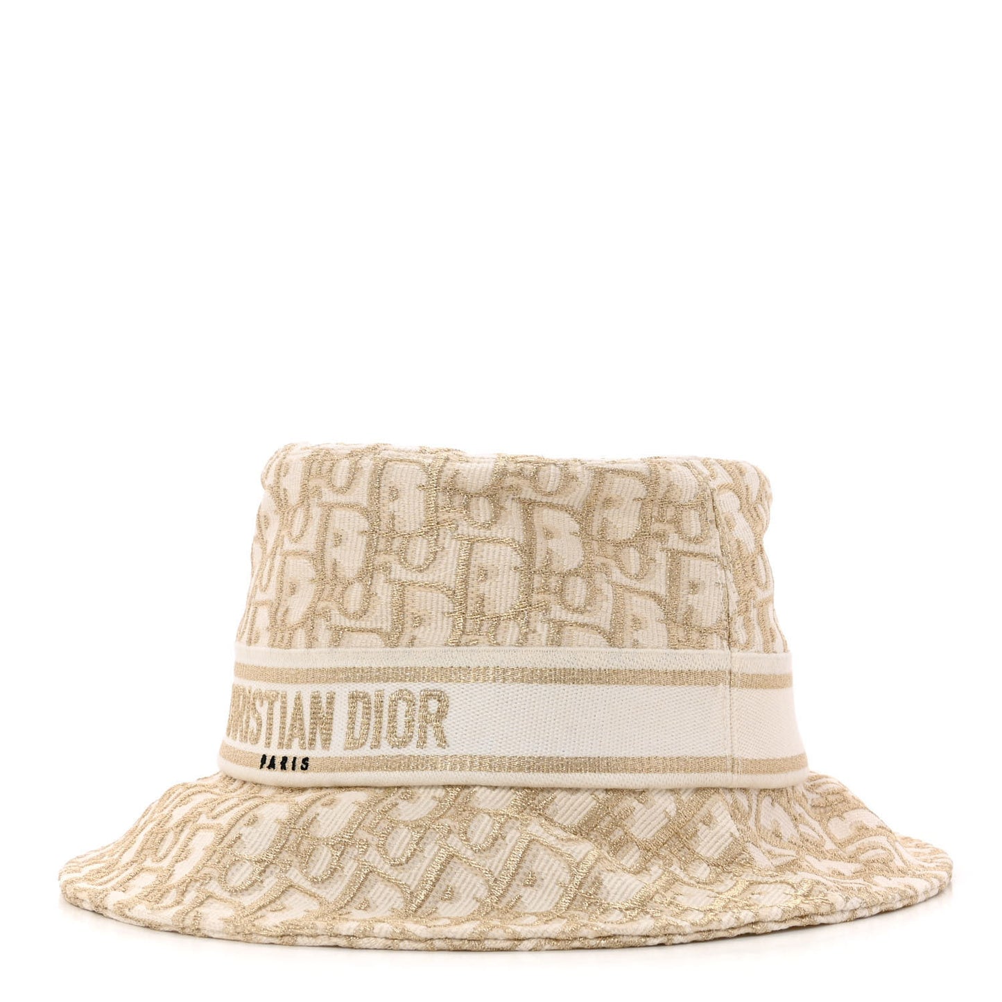 Oblique Bucket Hat 56 Beige
