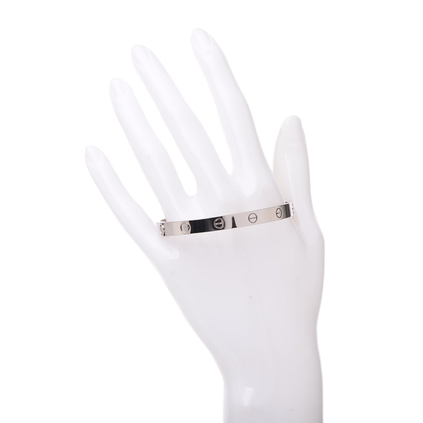 18K White Gold LOVE Bracelet 18