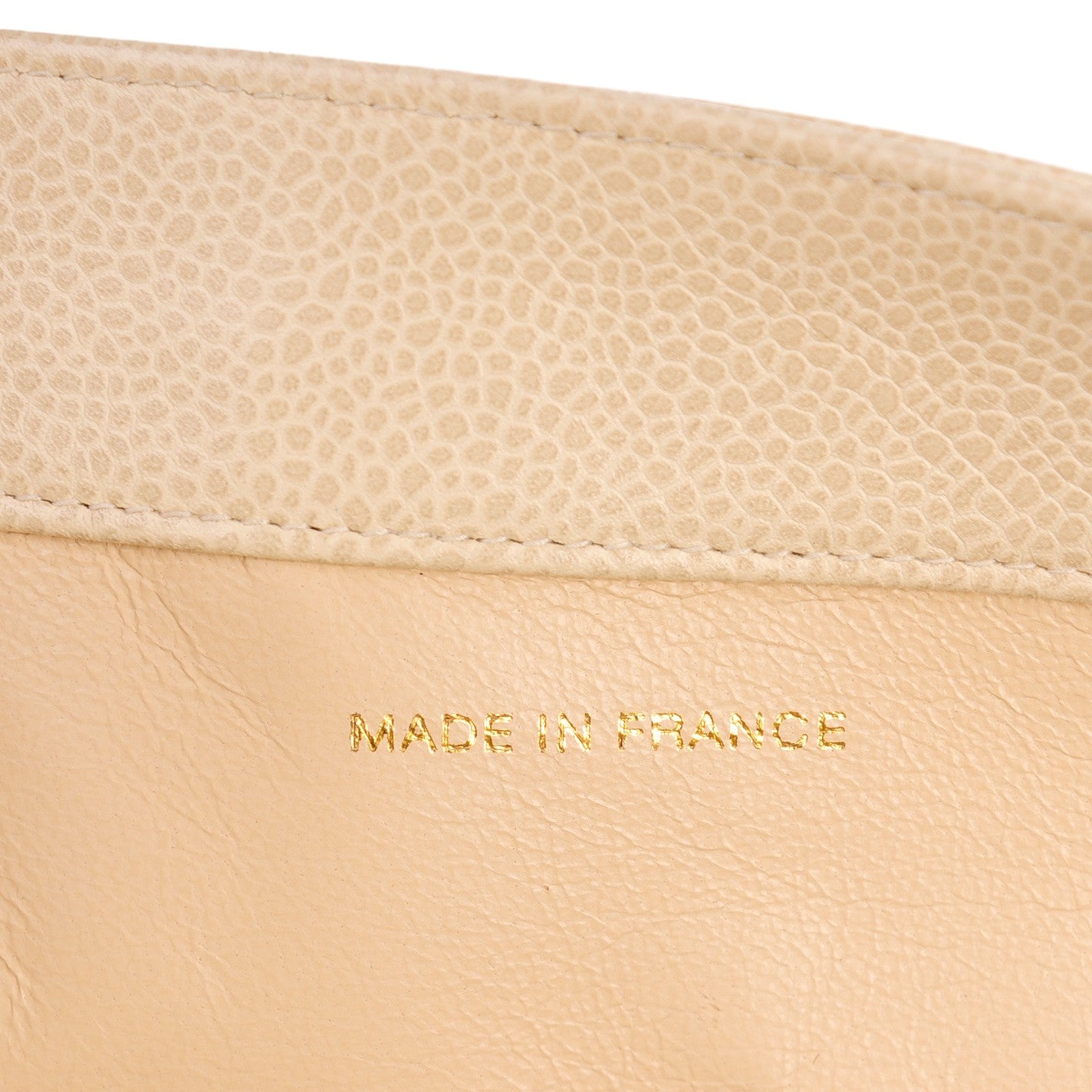 Chanel Caviar CC Shopper Tote Beige Clair 7 of 14
