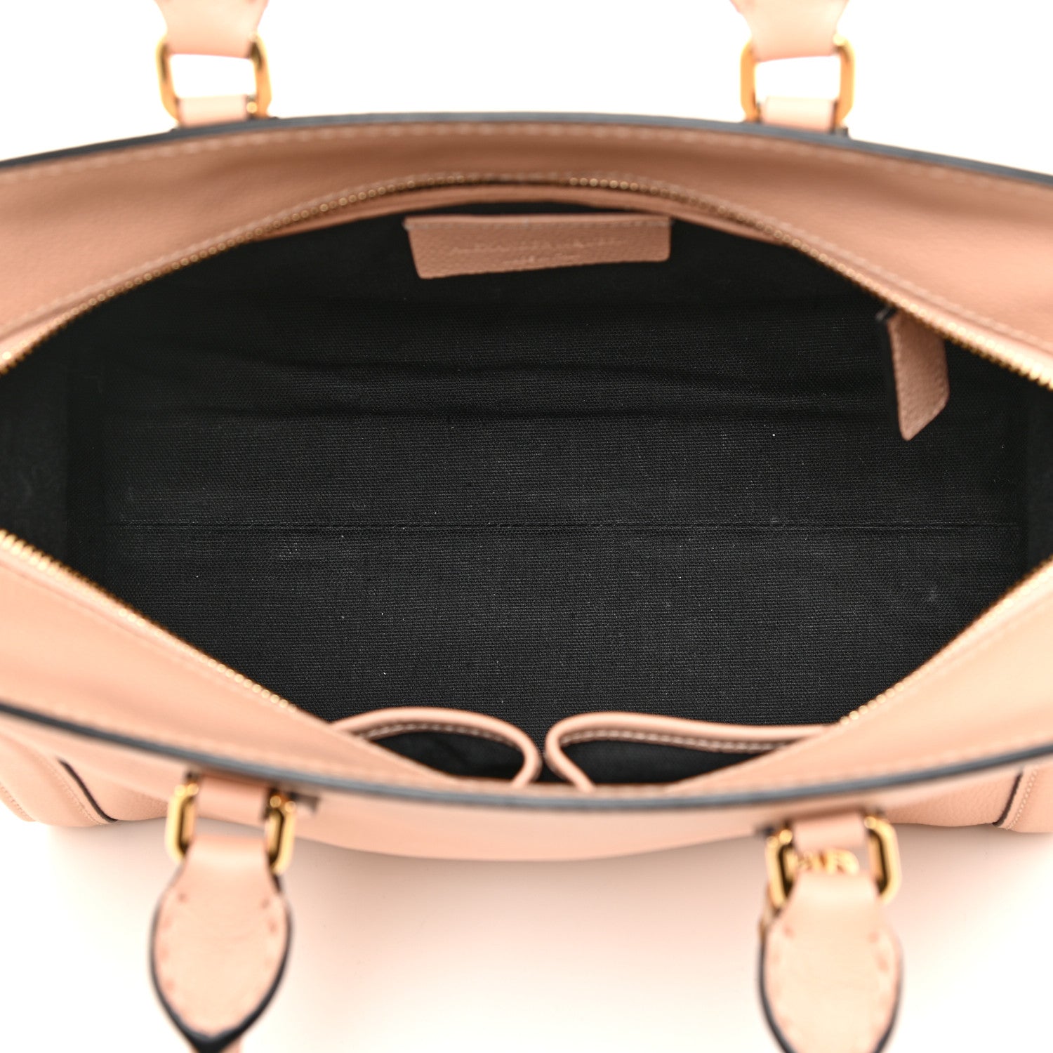 Alexander McQueen Pebbled Calfskin Small Skull Padlock Zip Around Tote Boudoir 5 of 18