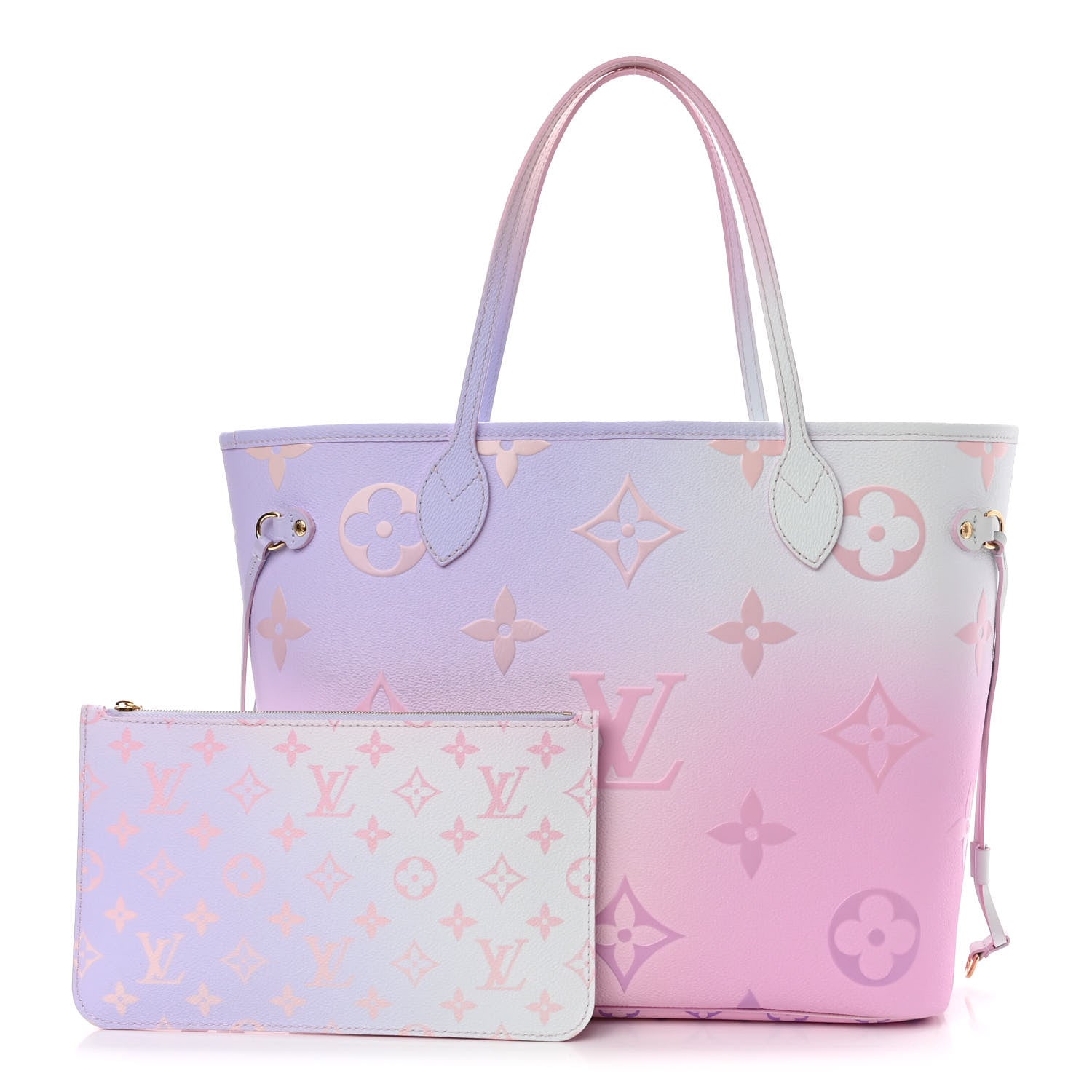 Louis Vuitton Monogram Giant Spring In The City Neverfull MM Sunrise Pastel 1 of 10