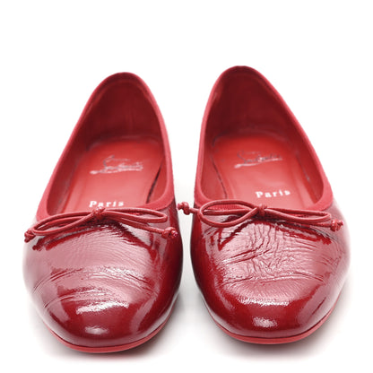 Christian Louboutin Patent Sweetie Jane Ballerina Flats 36.5 Loubi 3 of 9
