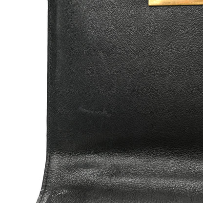 Chanel Goatskin Quilted Large Rita Top Handle Flap Black 13 of 15