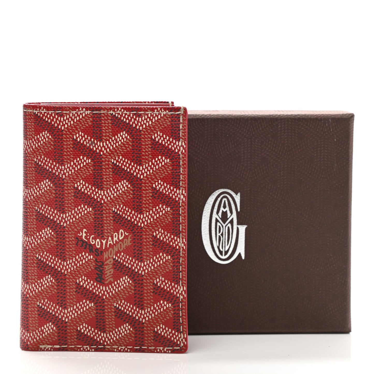 Goyardine Saint Pierre Card Holder Red
