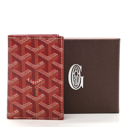Goyard Goyardine Saint Pierre Card Holder Red 9 of 9