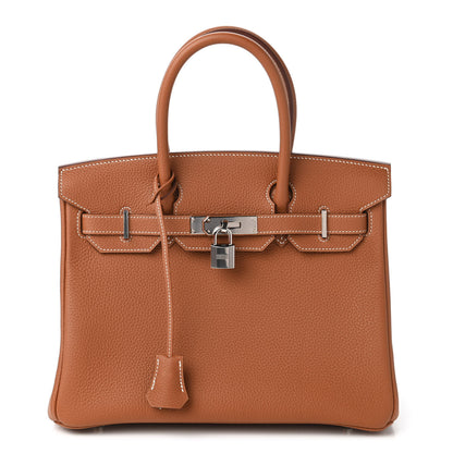 Hermes Togo Birkin 30 Gold 1 of 11